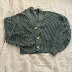 Back beat co hemp cotton cardigan